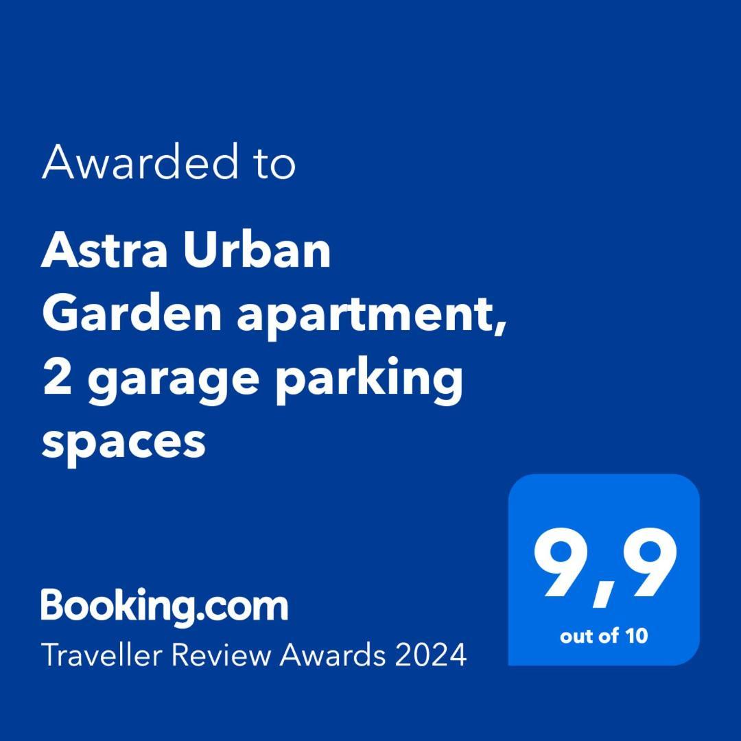 Astra Urban Garden Apartment, 2 Garage Parking Spaces Zagreb Luaran gambar